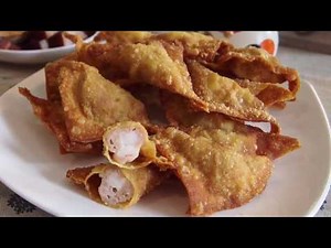 Easy Recipe: Crispy Wonton or Prawn Dumplings (Sui Kow)