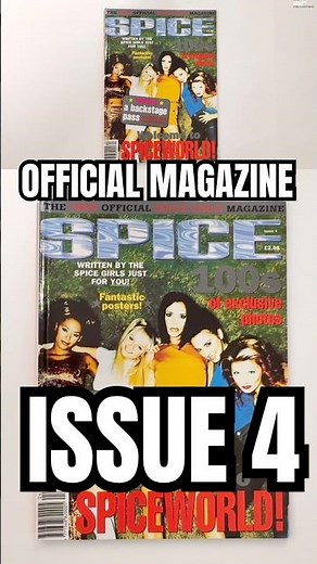 Remember the Official Spice Girls Magazine? Here’s Issue 4 #spicegirls #spiceworld #collection