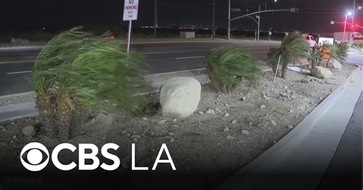 Santa Ana winds whips through Inland Empire