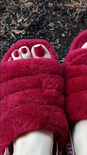 pretty red toenail polish #pedicure #simplenails #nails