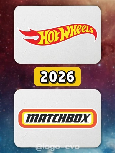 HOT WHEELS VS MATCHBOX (2026-1953) Logo Evolution BATTLE
