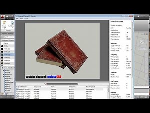 AutoCAD 3D Books Material Mapping