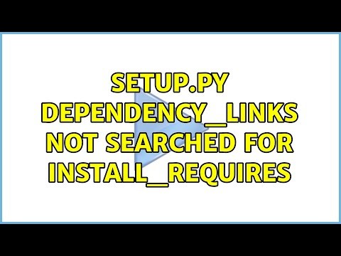 setup.py dependency_links not searched for install_requires