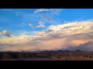 Virga clouds over Bullhead City: threats of rain in the Mojave Desert