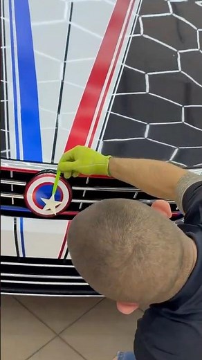 Captain America Emblem Wrap – Turn VW Logo