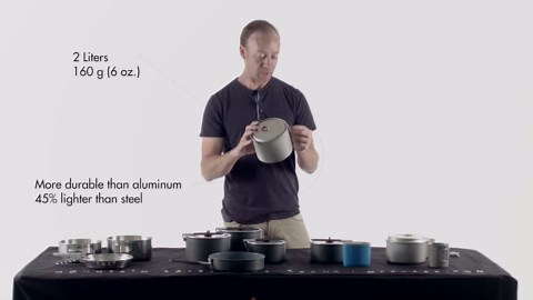 MSR Big Titan Ultralight Titanium Backpacking Kettle