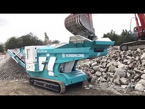 Screencore XL Dual-Power Jaw Crusher Concrete Recycling