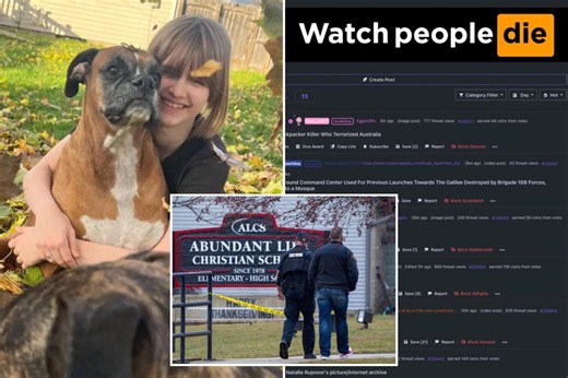 School shooter Natalie ‘Samantha’ Rupnow linked to sick website showing beheadings, burnings and gruesome deaths