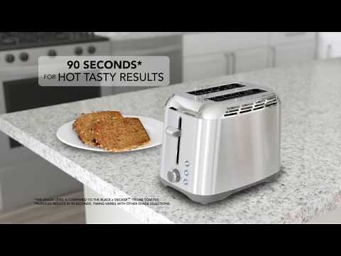 BLACK+DECKER Rapid Toast 2-Slice Toaster