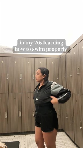 I was told the doggy paddle doesn’t count as real swimming… so I guess it’s time to pick up a new hobby ~~ #swimming #swimminglessons #swim #swimmers #swimtok