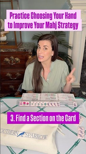 Here’s a great way to practice choosing your hand in a game of mahjong. Do a mock Charleston!