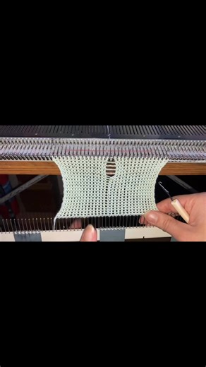 purl and knit mistake fixing #machineknitting | Metropolitan Machine Knitting