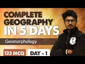 Geomorphology in One Shot - 123 MCQs | GEOGRAPHY NDA-1,2022