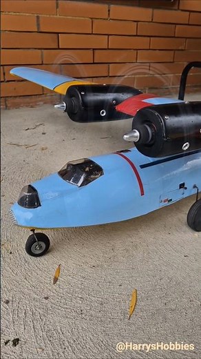 RC PBY Catalina! 1.4m Wingspan, 2.0kg weight an 1.2KG Thurst! #Newplane #Catalina #PBY #RC #Plane