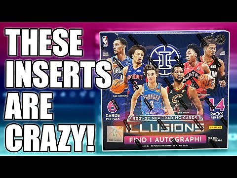 THESE INSERTS ARE CRAZY! | 2021-22 Panini Illusions NBA Hobby Box Review