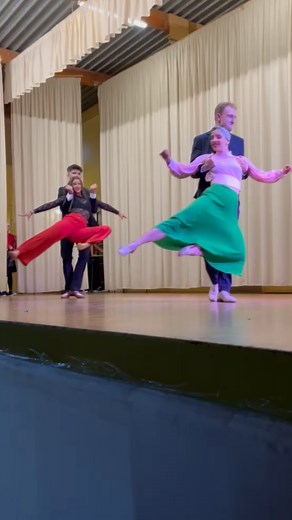 Slow Boogie Woogie at Coligny 🎶 #demonstration #dance #team #4 #slowboogie #saturdaynigth #piano #france #swing | Lilou Fayard