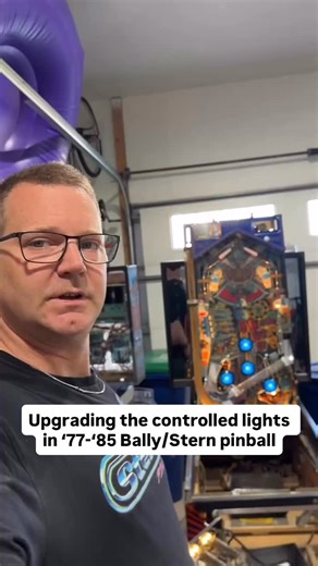 🔧 𝐏𝐢𝐧𝐛𝐚𝐥𝐥 𝐓𝐞𝐜𝐡 𝐕𝐢𝐝𝐞𝐨 🔧 𝐔𝐩𝐠𝐫𝐚𝐝𝐞 𝐂𝐥𝐚𝐬𝐬𝐢𝐜 𝐏𝐢𝐧𝐛𝐚𝐥𝐥 𝐋𝐢𝐠𝐡𝐭𝐬 𝐭𝐡𝐞 𝐑𝐢𝐠𝐡𝐭 𝐖𝐚𝐲 I’m replacing the original controlled lamps in my early solid state Bally & Stern pinball machines (circa 1977–1985) with 𝐘𝐨𝐩𝐩𝐬𝐢𝐜𝐥𝐞 𝐋𝐄𝐃 𝐬𝐭𝐢𝐜𝐤𝐬 Yes—it takes time. But the payoff? 𝐍𝐨 𝐋𝐄𝐃 𝐟𝐥𝐢𝐜𝐤𝐞𝐫. 𝐍𝐨 𝐟𝐚𝐢𝐥𝐢𝐧𝐠 𝐥𝐚𝐦𝐩 𝐬𝐨𝐜𝐤𝐞𝐭𝐬. 𝐁𝐫𝐢𝐠𝐡𝐭𝐞𝐫, 𝐜𝐥𝐞𝐚𝐧𝐞𝐫, 𝐦𝐨𝐫𝐞 𝐫𝐞𝐥𝐢𝐚𝐛𝐥𝐞 𝐥𝐢𝐠𝐡𝐭𝐬. 💡 Totally worth it. — 𝐃𝐢𝐬𝐭𝐫