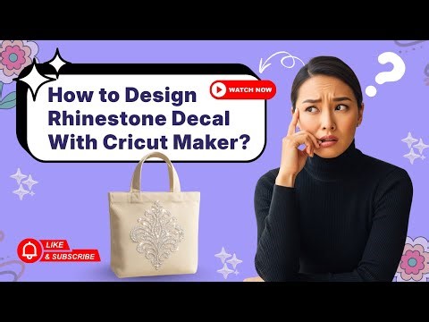 How to Make a Rhinestone with Cricut? (Full Guide!) #howto #rhinestone #decal #cricut