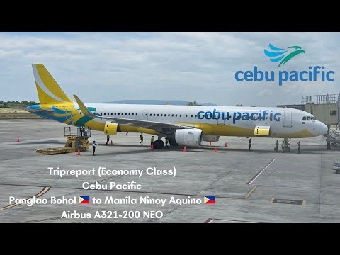 Tripreport | Cebu Pacific | Economy Class | Panglao to Manila | Airbus A321-200 NEO
