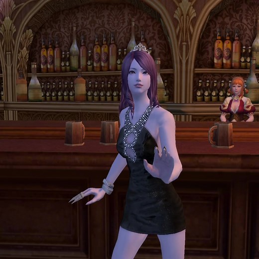 Daeva, make the dance floor your runway! With your Forbidden Dance moves and elegant outfit, every spotlight's on you. | AION Classic Europe