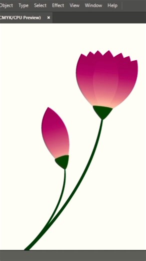 How to draw flower use pen tool #illustration #illustrator #flowers