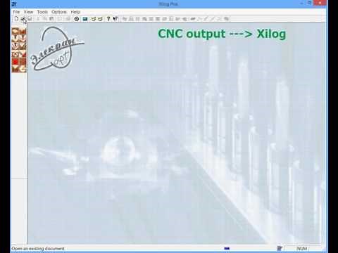 CNC-output Xilog