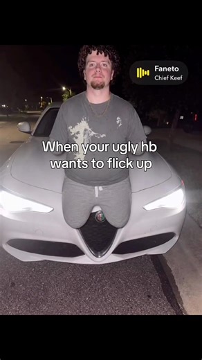 When your ugly hb wants to flick up #povreels #relatable #funnyskits #skits