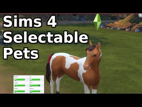 Selectable Pets Always | Sims 4 Mods