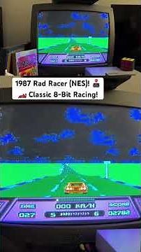 🏎️ The Fastest Racing Game on the NES? Rad Racer! 🕹️ #retrogaming