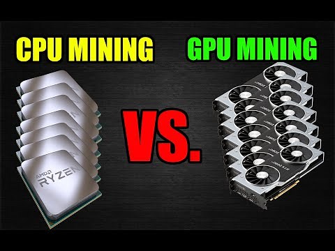 CPU vs GPU MINING | What's More Profitable?