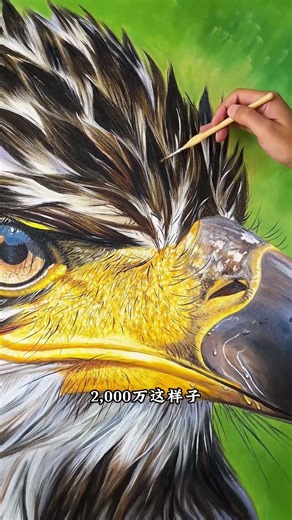 Hyper-realistic Eagle Drawing Tutorial | Mastering the Details 🎨 #animalart