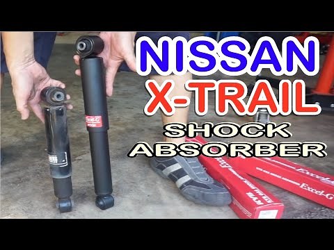 HOW TO REPLACED REAR SHOCK ABSORBER NISSAN X-TRAIL