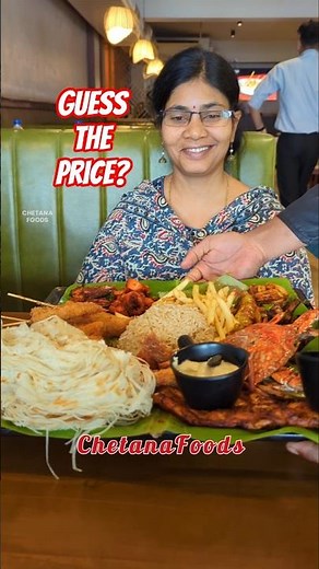 can you finish this alone?🤔 Baahubali Seafood Platter | Fish🐟 Prawn🍤 Crab🦀