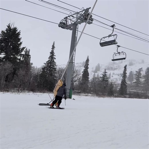 Snowboarding Fun on the Snow-Covered Hills