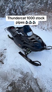 What pipes should I get for this 2000 thundercat 1000 triple? #arcticcat #thundercat #1000 #triple #snowmobile | Mattmchugh257