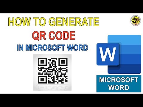 HOW TO GENERATE QR CODE | HOW TO CREATE QR CODE | MICROSOFT WORD