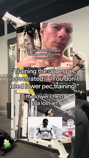 Biasing the upper chest vs the lower chest… As per usual, there’s always going to be different sides to the story because different people have different goals 🤷‍♂️ DM me “Coach” to work with me 1-1 and maximize your growth Don’t forget to use code “Jacked” to support! And check out the training community linked in my bio
