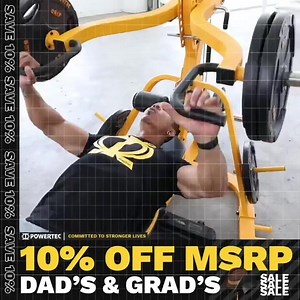 34 reactions | To celebrate graduation, we’re giving 10% off all the Powertec line up. Visit our website to see our range of Leverarm, cable, and free weight machines. #powertec #dadsandgrads | Powertec | Facebook