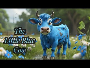 The Little Blue Cow Bedtime Story For Kids With English Subtitles And Lesson 🌟