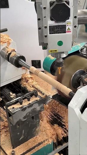Automatic feeding, turning, milling, carving and polishing multifunctional CNC woodworking lathe