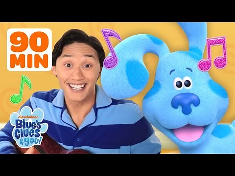 Blue's Skidoos and Sing-Alongs 🎵 w/ Josh & Lola! | 90 Minute Compilation | Blue's Clues & You!