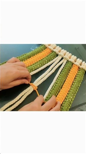 🧿 Macrame 🤍🤍💛#youtubeshorts #shorts #youtubeshorts #handmade