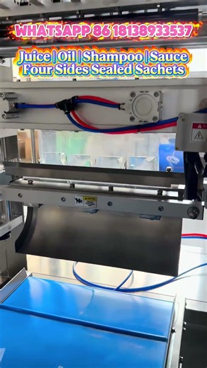 High performance packing machine for juice, edible oil, shampoo…liquid & paste packaging. #machine