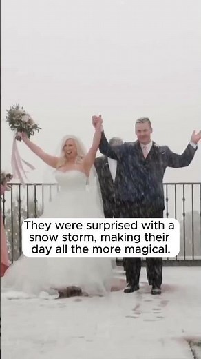 An Unexpected Snowstorm Made This Arizona Wedding Unforgettable! #winterwedding #holidaywedding