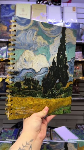 Libretas Profesionales con Diseño Van Gogh