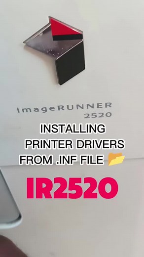 Install Canon iRunner 2520 Drivers Without Setup
