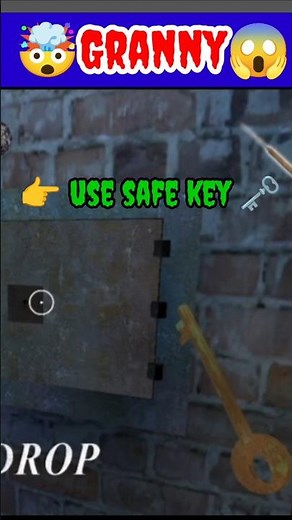 how to use safe key 🗝️ in granny 3 😨#tranding #ytshorts #shorts