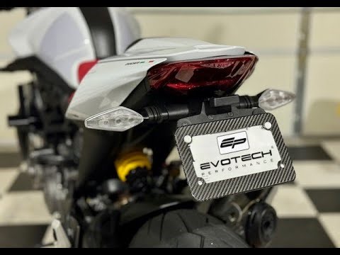 Evotech Tail Tidy Fender Eliminator Install on 2025 Ducati Monster 937 Plus