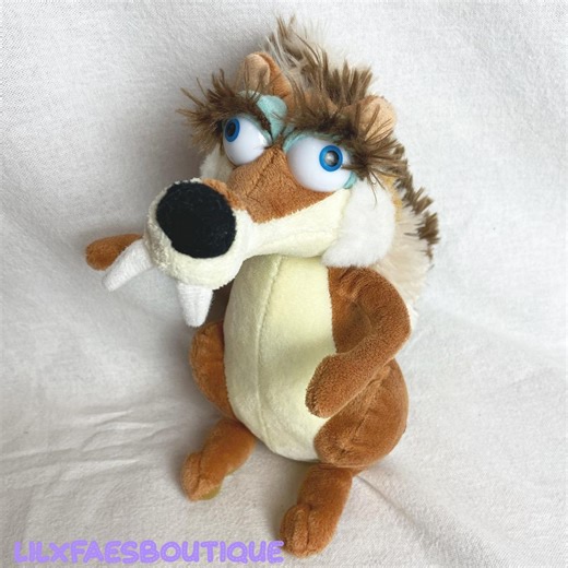 8" Scratette Ice Age 3 Squirrel Soft Toy Plushie - Etsy UK