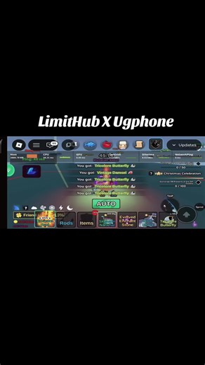 Emang boleh CPU & PING stabil gini? 😋 #fishit #roblox #limithub